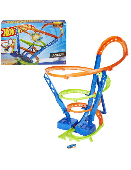 MTHGV67,Hot Wheels Action Set Coliziunea Spiral Speed