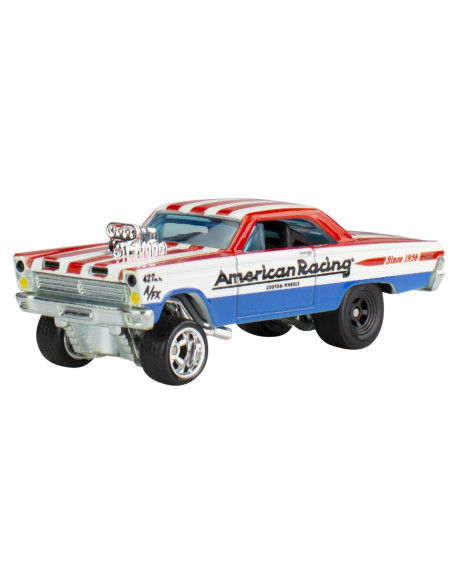 MTDLB45_HKD06,Hot Wheels Premium Real Riders Pop Culture Masinuta Metalica Mercury Comet Cyclone 65 Scara 1:64