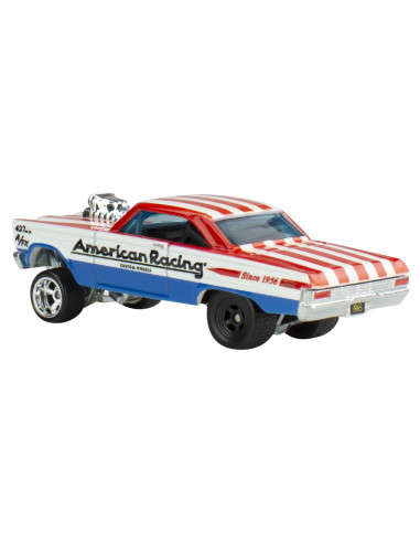 MTDLB45_HKD06,Hot Wheels Premium Real Riders Pop Culture Masinuta Metalica Mercury Comet Cyclone 65 Scara 1:64
