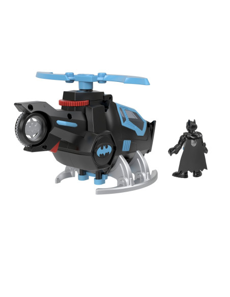 MTM5649_GYC72,Fisher Price Imaginext Dc Super Friends Vehicul Elicopter Cu Figurina Batman Cu Costum Negru