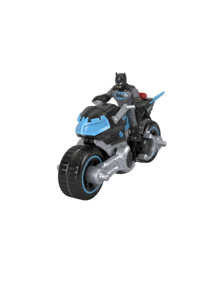 MTM5649_GXX13,Fisher Price Imaginext Dc Super Friends Vehicul Motocicleta Cu Figurina Batman Cu Costum Gri