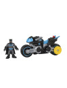 MTM5649_GXX13,Fisher Price Imaginext Dc Super Friends Vehicul Motocicleta Cu Figurina Batman Cu Costum Gri