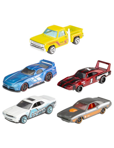 MT1806_HTV48,Set 5 Masini Hot Wheels Mopar