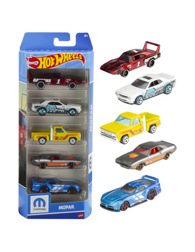 MT1806_HTV48,Set 5 Masini Hot Wheels Mopar
