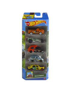 MT1806_HTV46,Set 5 Masini Hot Wheels Hw Getaways