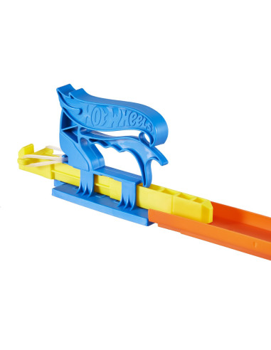 MTFTH84_FVM08,Hot Wheels Set Lansator Portabil Albastru Si Masinuta