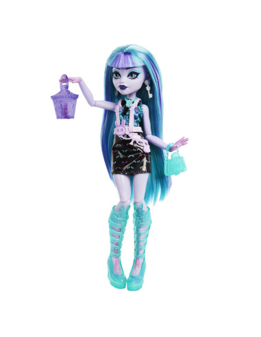 MTHNF82,Monster High Neon Frights Papusa Twyla