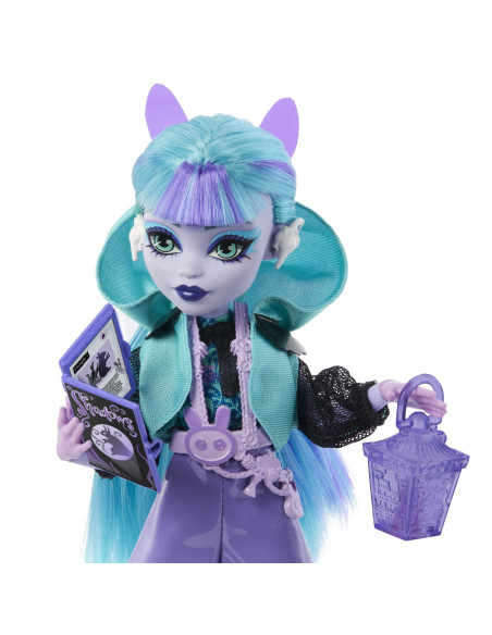 MTHNF82,Monster High Neon Frights Papusa Twyla