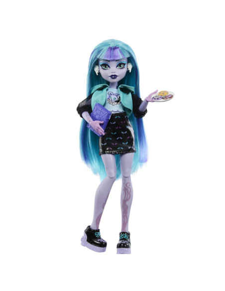 MTHNF82,Monster High Neon Frights Papusa Twyla