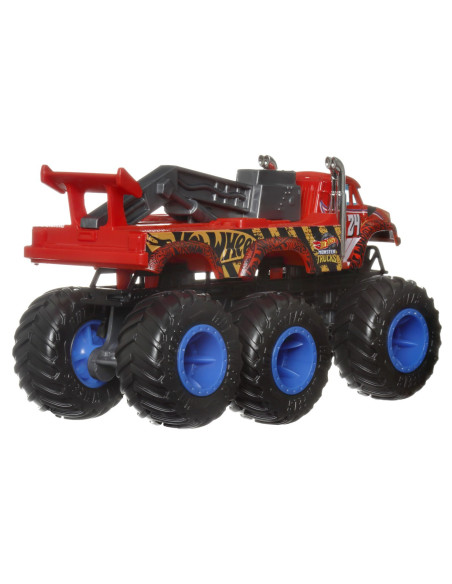 MTHWN86_HWN90,Hot Wheels Monster Truck Big Rigs Masinuta Metalica Cu 6 Roti The 909 Scara 1:64