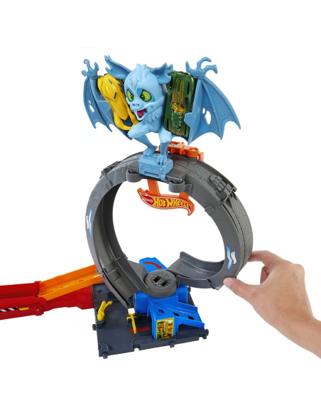 MTHDR29_HTN78,Hot Wheels City Pista Inamicilor Bucla Liliacului