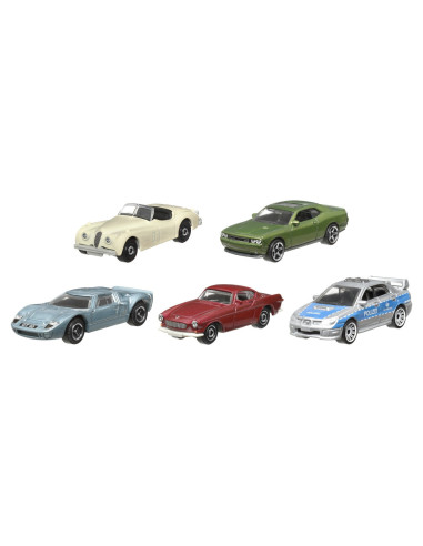 MTC1817_HVT73,Matchbox Set 5 Masinute Metalice Autobahn Express Ii Scara 1:64