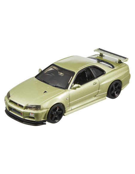 MTHMD41_HMD47,Hot Wheels Premium Real Riders Masinuta Metalica Nissan Skyline Gt-r Scara 1:43