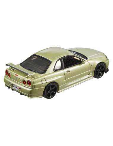 MTHMD41_HMD47,Hot Wheels Premium Real Riders Masinuta Metalica Nissan Skyline Gt-r Scara 1:43