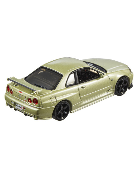 MTHMD41_HMD47,Hot Wheels Premium Real Riders Masinuta Metalica Nissan Skyline Gt-r Scara 1:43