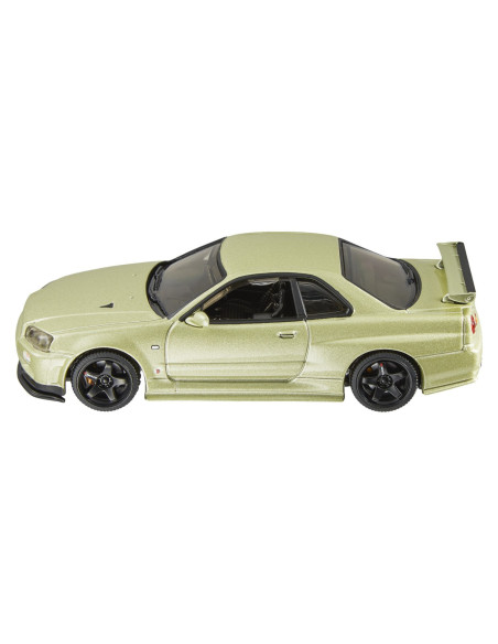MTHMD41_HMD47,Hot Wheels Premium Real Riders Masinuta Metalica Nissan Skyline Gt-r Scara 1:43