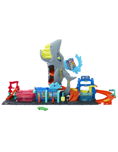 MTHTN82,Hot Wheels City Color Reveal Spalatorie Auto 91cm