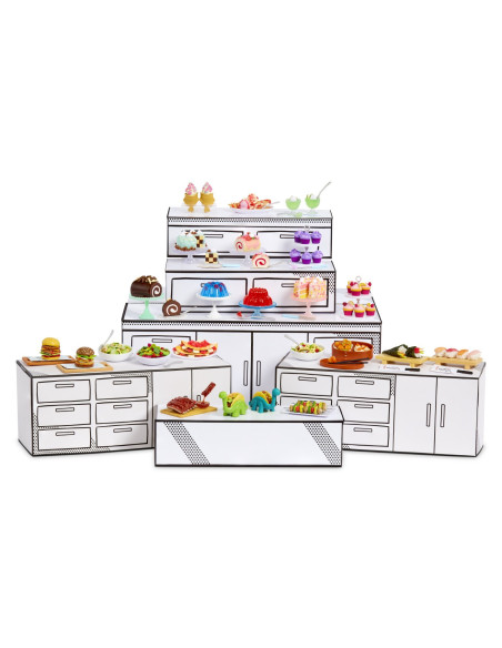 MGA505419EUC,Mga’s Miniverse Mini Food Diner S3 Set Surpriza