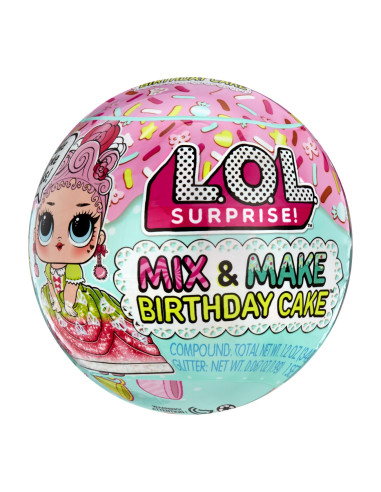 MGA593140EUC,L.o.l. Surprise! Mix&make Birthday Cake Papusa Tots