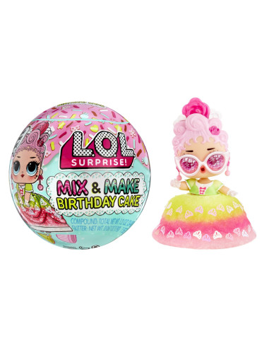 MGA593140EUC,L.o.l. Surprise! Mix&make Birthday Cake Papusa Tots