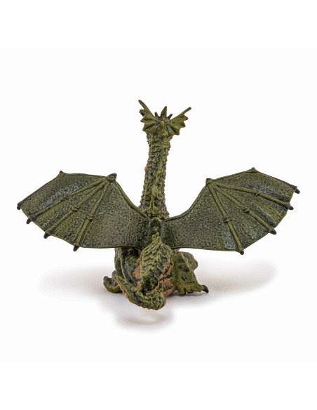 Papo39025,Papo Figurina Dragon Verde Inaripat Cu Flacara