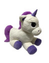 Stip171,Unicorn De Plus 80cm Alb