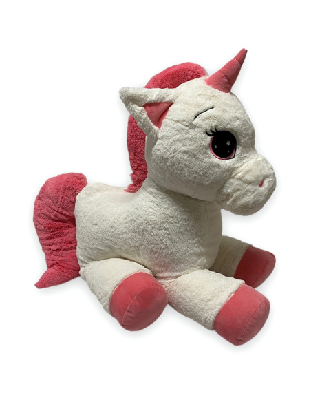 Stip172,Unicorn De Plus 80cm Roz