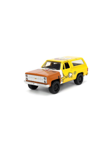 VV-253253017,Jada Set Masinuta Metalica Chevy K5 Blazer Si Figurina Sponge Bob