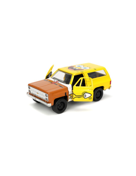 VV-253253017,Jada Set Masinuta Metalica Chevy K5 Blazer Si Figurina Sponge Bob