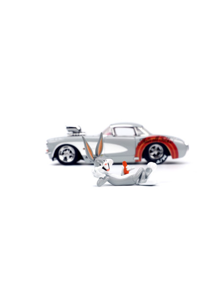 VV-253255041,Jada Masinuta Metalica Bugs Bunny 1957 Chevrolet Corvette 1:24