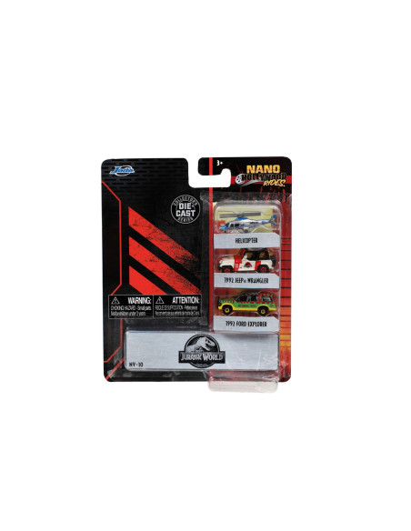 VV-253251012,Jada Set 3 Masinute Metalice Jurassic 4cm