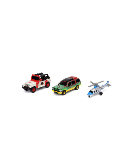 VV-253251012,Jada Set 3 Masinute Metalice Jurassic 4cm