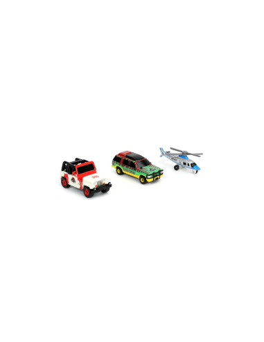 VV-253251012,Jada Set 3 Masinute Metalice Jurassic 4cm