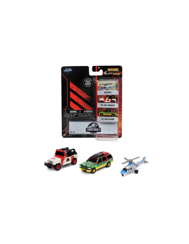 VV-253251012,Jada Set 3 Masinute Metalice Jurassic 4cm