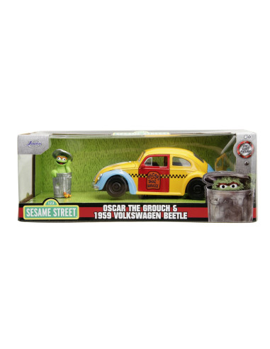 VV-253255059,Jada Masinuta Metalica Sesame Street 1959 Vw Beetle 1:24