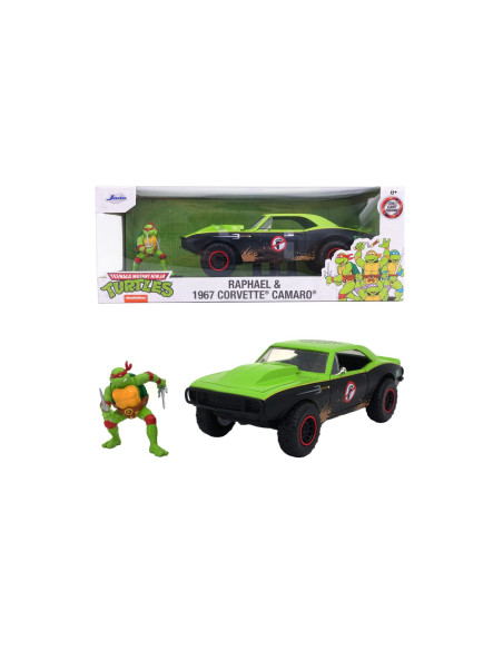 VV-253285001,Jada Masinuta Metalica Testoasele Ninja Raphael Chevy Camaro 1:24