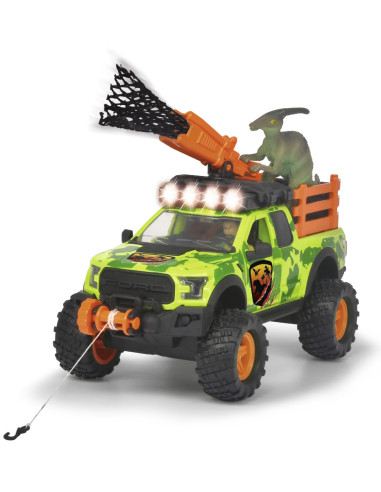 VV-203837026,Dickie Dino Hunter Set Masinuta Si Figurine