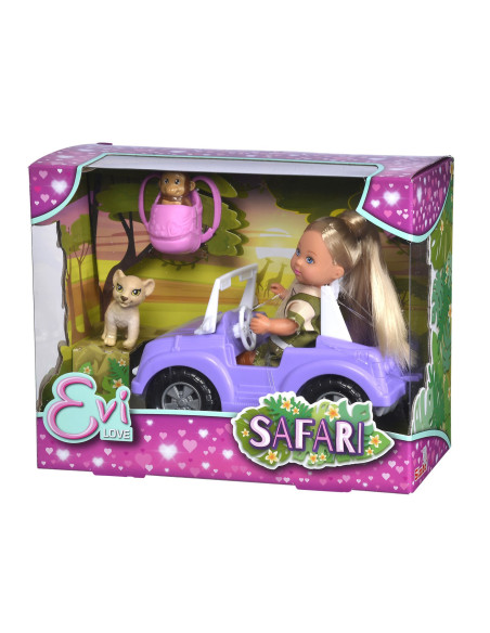 VV-105733648,Evi Love Set Papusa Evi Si Vehicul Safari