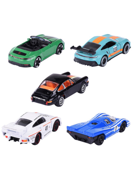 VV-212053172,Majorette Set 5 Masinute Metalice Porsche 7.5cm