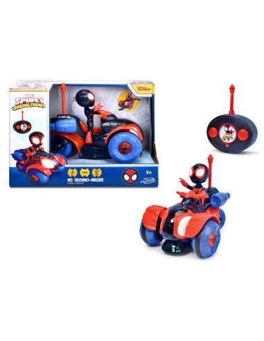 VV-203223001,Jada Masinuta Rc Miles Morales Techno Racer Scara 1:24