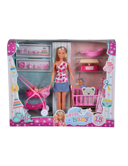 VV-105730861,Steffi Love Papusa Steffi Cu Bebelus