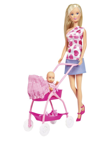 VV-105730861,Steffi Love Papusa Steffi Cu Bebelus