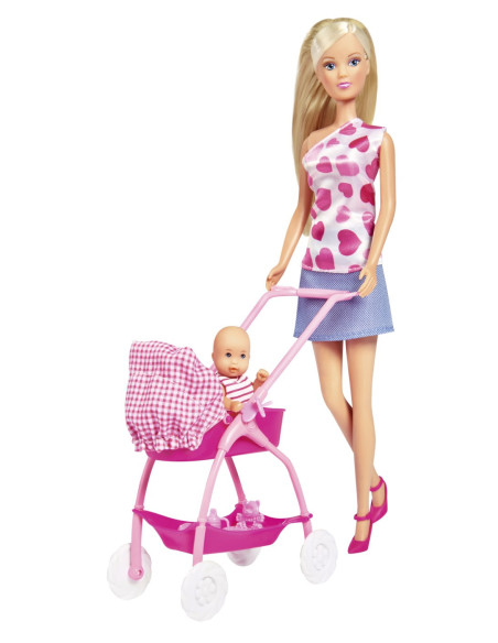 VV-105730861,Steffi Love Papusa Steffi Cu Bebelus