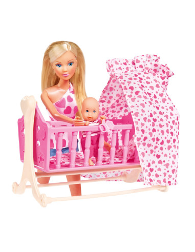 VV-105730861,Steffi Love Papusa Steffi Cu Bebelus