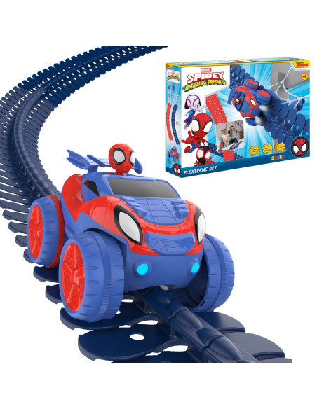 VV-7600180918,Smoby Spidey Circuit Flextreme Set Spidey