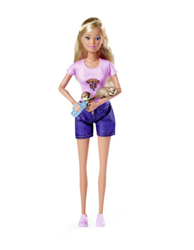 VV-105733586,Steffi Love Papusa Steffi Cu Pui De Vidre