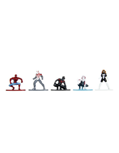 VV-253225031,Jada Marvel Spider Man Nanofigurine Metalice Set 2 4cm