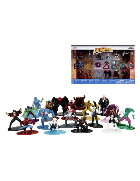 VV-253225031,Jada Marvel Spider Man Nanofigurine Metalice Set 2 4cm