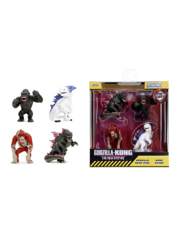 VV-253252035,Jada Godzilla Set 4 Figurine Metalice 6.5cm