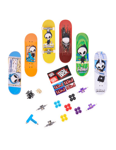 VV-6028845_20140840,Tech Deck Pachet 6 Piese Cu Accesorii Fingerboard Blind